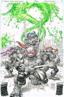 Freddie E. Williams II - NEWNinja Turtles Series(Issue 01 Cover) 11×17