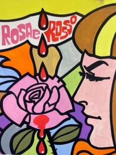 Corteggi, Luigi - 1 Original cover - Satanik #124 - Rosa e Rosso - 1969 | Catawiki