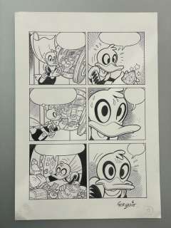 Marco Gervasio - 1 Original page - Topolino - n. 3600 - Fantomius - L‘asso di Picche