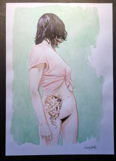 Vanello, Sergio - 1 Original colour drawing - Cthulhu - Geisha 2 - 2020 | Catawiki