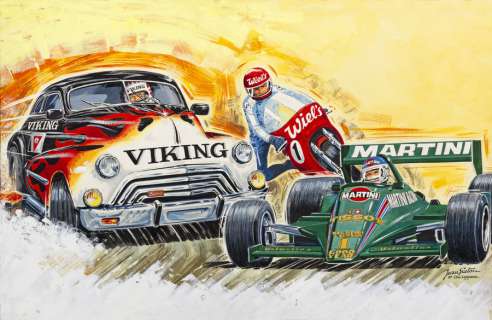 Graton | Michel Vaillant, illustration Ã  l’encre de Chine… | Millon