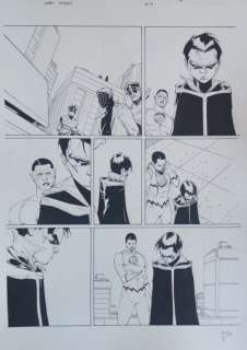 Khoi Pham (Blue Lines) + Vicente Cifuentes (Inker) - 1 Original page - Teen Titans - Teen Titans #14 Page 17 | Catawiki