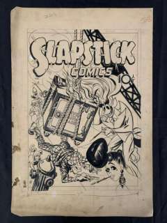 Slapstick Comics #1 Original Cover Art. | Weiss Auctions