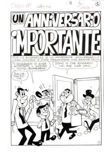 Colantuoni, Tiberio - 16 Original page - Cucciolo #10 - Cucciolo e Beppe - "Un anniversario importante" - Complete Original Story - 1960