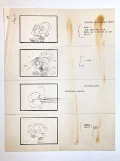 Roba, Jean - 1 Original storyboard - Boule & Bill - 1975 | Catawiki