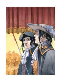 Griffo - Couverture originale - Sur les traces de Giacomo C. Côté cour et côté canal - Giacomo C.