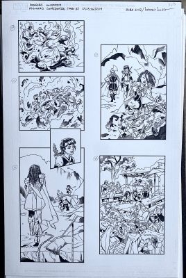 Alba Glez, Walden Wong | Avengers Unlimited Asguard Confidential (part II) panels 24-28 | Walden Wong