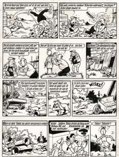 Vandersteen, Willy - 1 Original page - Suske en Wiske 45 - Het Hondenparadijs - 1962 | Catawiki