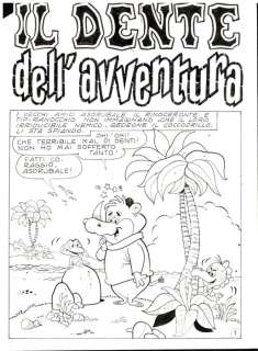 Del Principe, Nicola - 10 Original page - Cucciolo - "Il dente dell’avventura" - Complete Original Story - 1965 | Catawiki