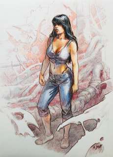 Jula, Andrea - 1 Original colour drawing - Druuna | Catawiki