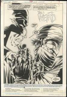 Wrightson, Bernie - WEIRD, THE (1988) #4 Splash Page | ComicConnect