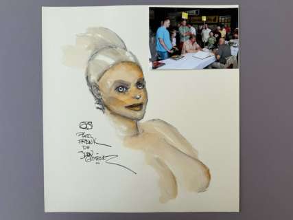 Juan Gimenez - 1 Original drawing - Meta Baron - Frauenportrait - 2008 | Catawiki