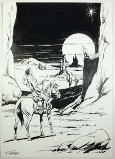 Gamba, Francesco | "Tex nella magica atmosfera del dipinto" | Catawiki