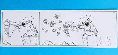 Dupa - 1 Original page - Cubitus - strips n°1015 - 1991 | Catawiki