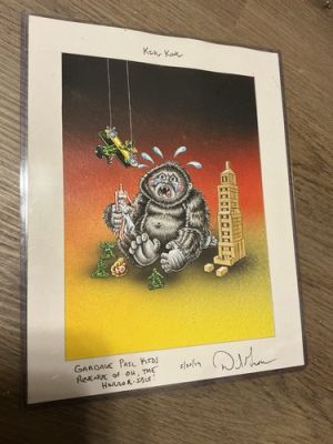 Garbage Pail Kids Kingston Kong Original Painting & Sketch By David Gross GPK | eBay US
