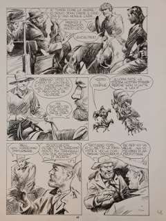 Trevisan, Berardi - 1 Original page - Ken Parker: A Due Passi dal Paradiso - 1981 | Catawiki