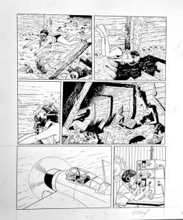 Renaud - 1 Original page - Harry Dickson T13 - L‘Or de Malacca - 2018