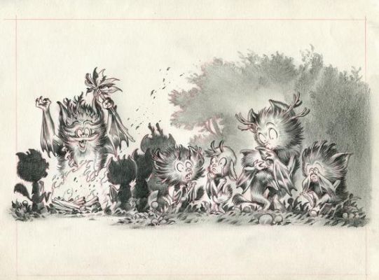 Stan Manoukian | Illustration originale - Monstre a peur des monstres - Monstre | Daniel Maghen