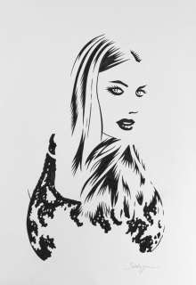 Baldazzini, Roberto - 1 Original drawing - Pamela - 1984 | Catawiki