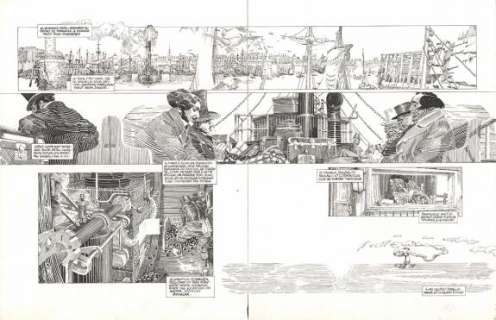 Michel Durand - Planches originales n°050-051 - Les Travailleurs de la mer