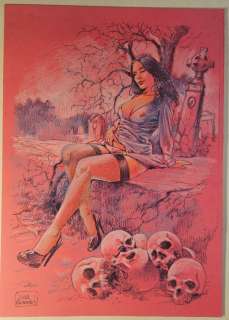 Raimondo, Luca - 1 Original colour drawing - Widow - 2025 | Catawiki