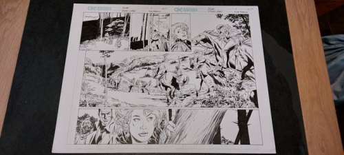 Butch Guice / Mike Perkins - 1 Original page - Ruse van Crossgen - Ruse - 2002 | Catawiki