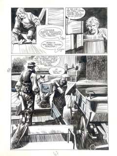 Trevisan, Giorgio - 1 Original page - Ken Parker - n. 20 | Catawiki
