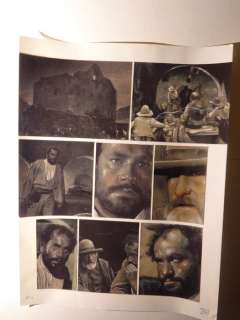 Le Hénanff, Fabrice - 1 Colour pencil drawing - Lawmen 1 page 32 - 2023 | Catawiki