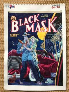 Torres, Daniel - 1 Original colour drawing - Claudio Cueco - Black Mask cover - 2020 | Catawiki