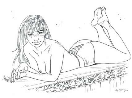 Jim (Terrasson, Thierry) | Original illustration  - Marie  - Een nacht in Rome | Catawiki