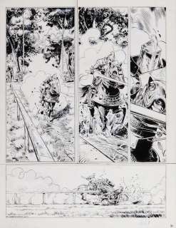 Rouge | Les Ecluses du ciel, planche n°1 Ã  l’encre de… | Millon