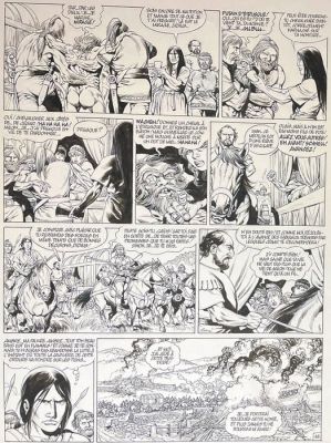 Mitton, Jean-Yves - 1 Original page - Vae Victis 10 - Arulf l’icénien / Arulf, de Iceniër | Catawiki