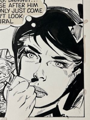 Colvin, Neville - 1 Original page - Modesty Blaise - A Very British Pub - 1983 | Catawiki