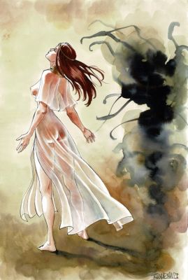 Taranzano, Pierre - 1 Watercolour - Les Portes de Shamballah - Rose Kelly - 2025 | Catawiki