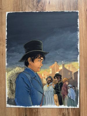 Kraehn, Jean Charles - 1 Original colour drawing - Bout d’Homme - Projet couverture originale - 2007 | Catawiki