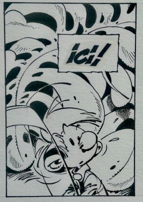 Seron, Pierre - 1 Original page - Les Petits Hommes - T. 50 - page 7 - Eslapion 3 - 2010 | Catawiki