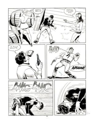 Diso, Roberto - 2 Original page - Mister No #107 - "La fine della pista" - 1984 | Catawiki