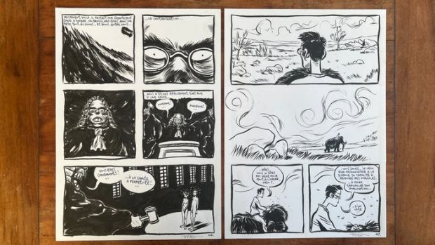 Peeters, Frederik - 2 Original page - Pilules Bleues - 2001 | Catawiki