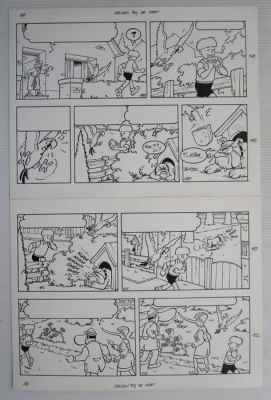 Studio Jef Nys - 1 Original page - Jommeke 36 - Neuzen bij de vleet - 2004 | Catawiki