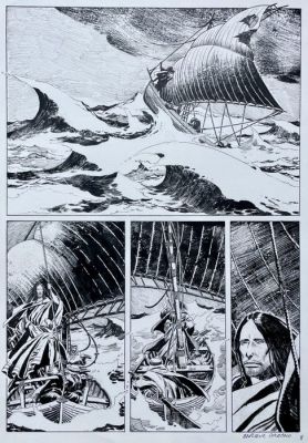 Breccia, Enrique - 1 Original page - Golgotha - Tome 1 - l’Arène des Maudits - 2021 | Catawiki