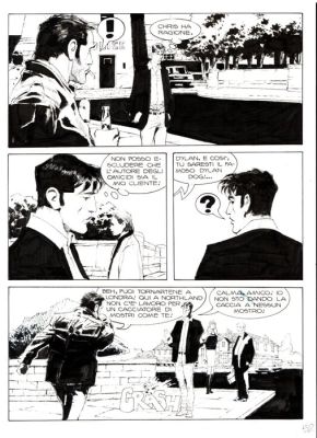 Roi, Corrado - 1 Original page - Dylan Dog #259 - "Da una lontana galassia" - 2008 | Catawiki