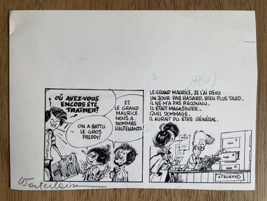 Wasterlain - 1 Original page - Docteur Poche | Catawiki