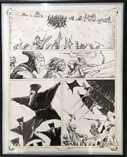 Druillet | Planche originale (p.8)  -  Vuzz (1974) | Catawiki
