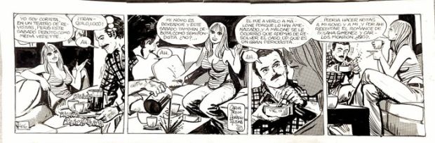 Altuna, Horacio - 1 Bande dessinée originale - Loco Chavez - Strip 416 | Catawiki