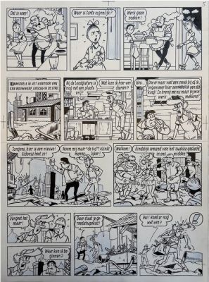 Geerts, Paul / Vandersteen, Willy - 1 Original page - Suske en Wiske - Beminde Barabas - 1975 | Catawiki