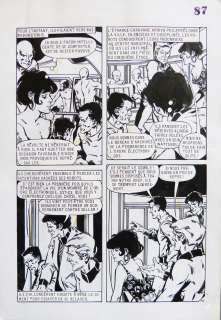 Azpiri | "Alerte aux robots" 87 | Original-Art.fr