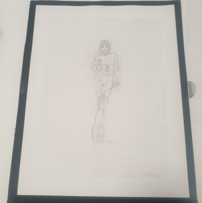 Royo, Luis - Original drawing - Dark Room - 2018 | Catawiki