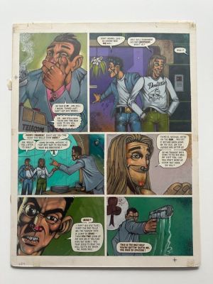Greg Staples - 1 Original page - 2000 AD Winter Special page 32 - Judge Dredd Emerald Isle - 1992 | Catawiki