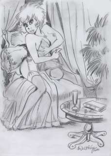 Walthéry | Natacha, illustration au crayon gras… | Millon