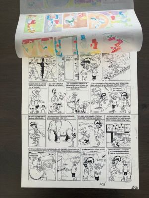 Devos, Jacques - 1 Original page - Mr. Kweeniewa en geniale Olivier | Catawiki